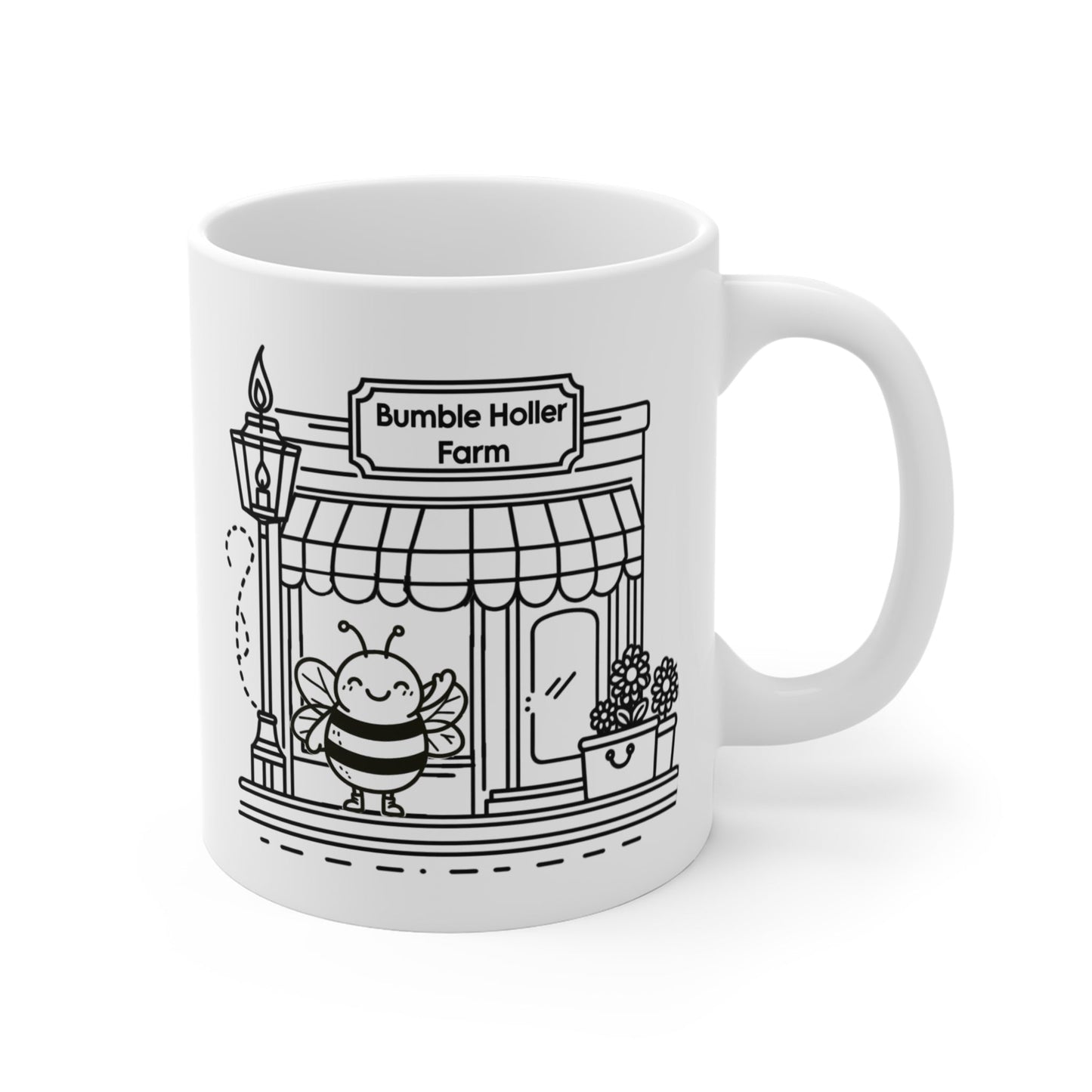 Country Comfort 11oz Mug - Handcrafted Candle & Soap Theme Ceramic Cup
